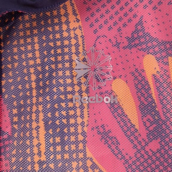 Reebok Reversible All Over Print Windbreaker Lemar & Daubed Jacket Mens Large - Picture 13 of 16